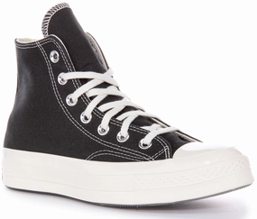 Converse Chuck 70s Hi A07108C In Black White Flower Shoes Converse
