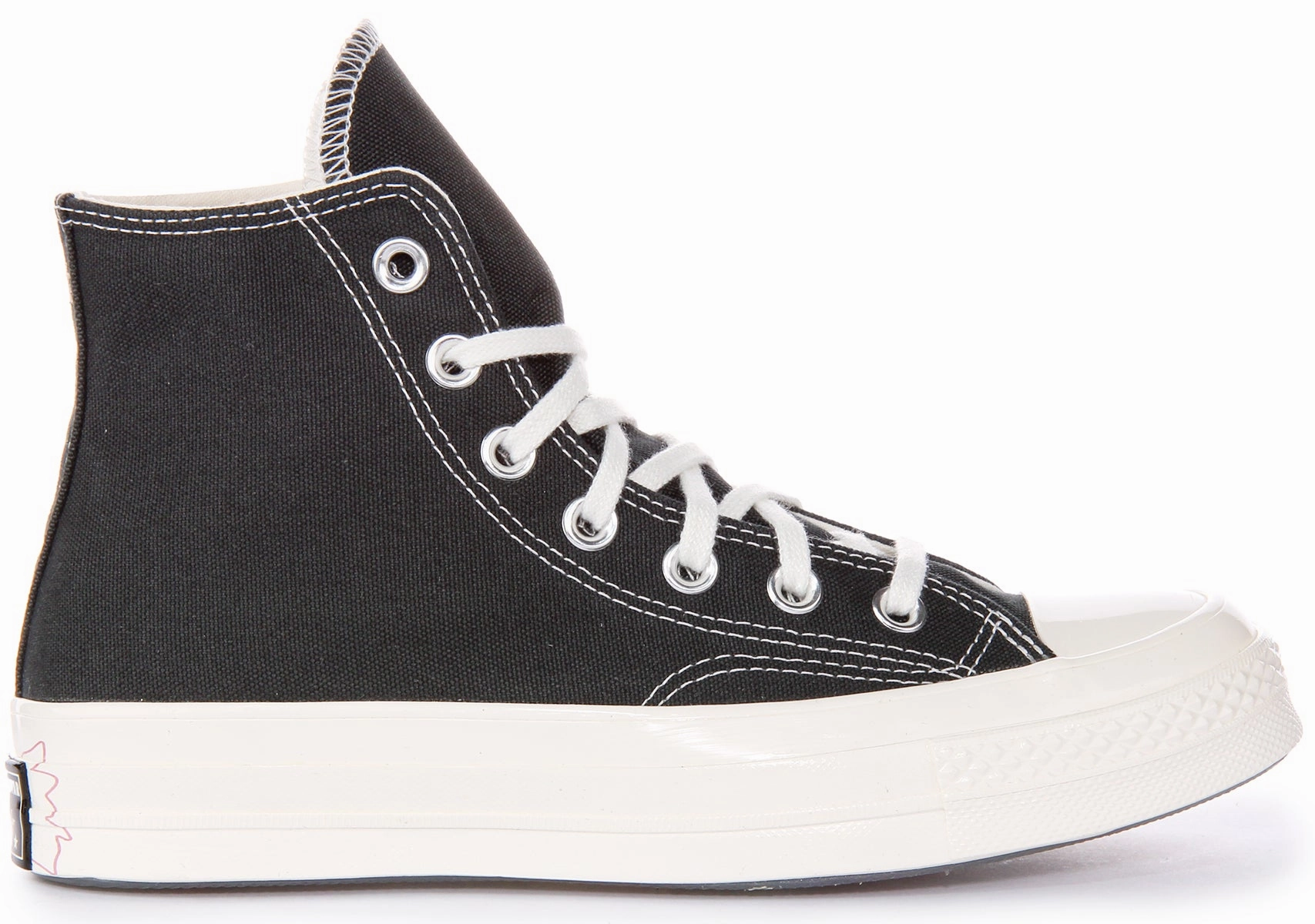 Converse Chuck 70s Hi A07108C In Black White Flower Shoes Converse