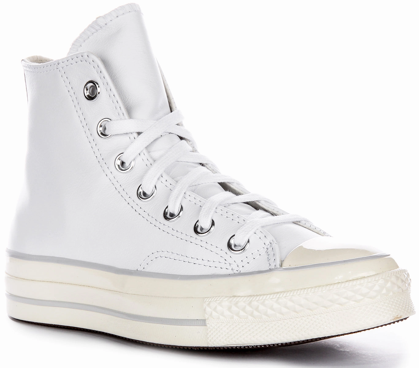 Converse Chuck 70s High A07201C In White Leather Shoes Converse