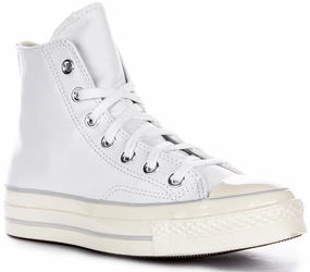 Converse Chuck 70s High A07201C In White Leather Shoes Converse