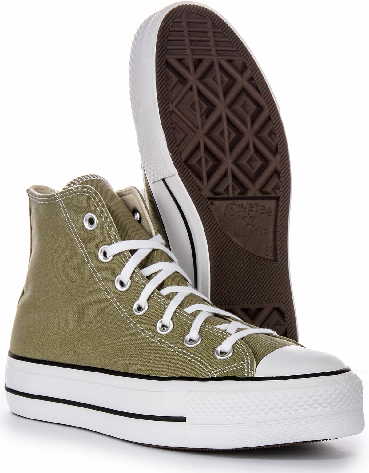 Converse Chuck Taylor All Star A07571C High Top In Olive Green Shoes Converse