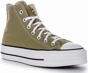 Converse Chuck Taylor All Star A07571C High Top In Olive Green Shoes Converse