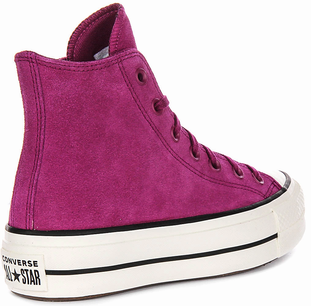 Converse Chuck Taylor All Star A11143C In Violet Suede Shoes Converse