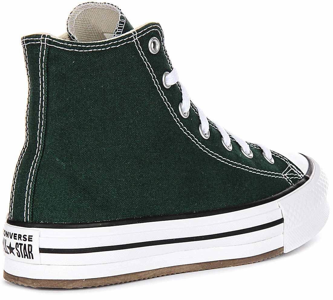Converse CT All Star Eva Lift A09291C In Green For Junior Shoes Converse