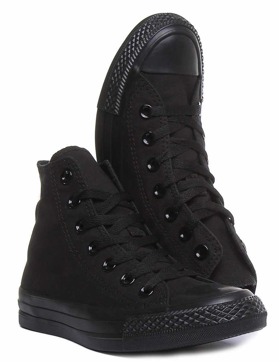 Converse M3310 CT All Star Hi Trainer In Black Mono Shoes Converse