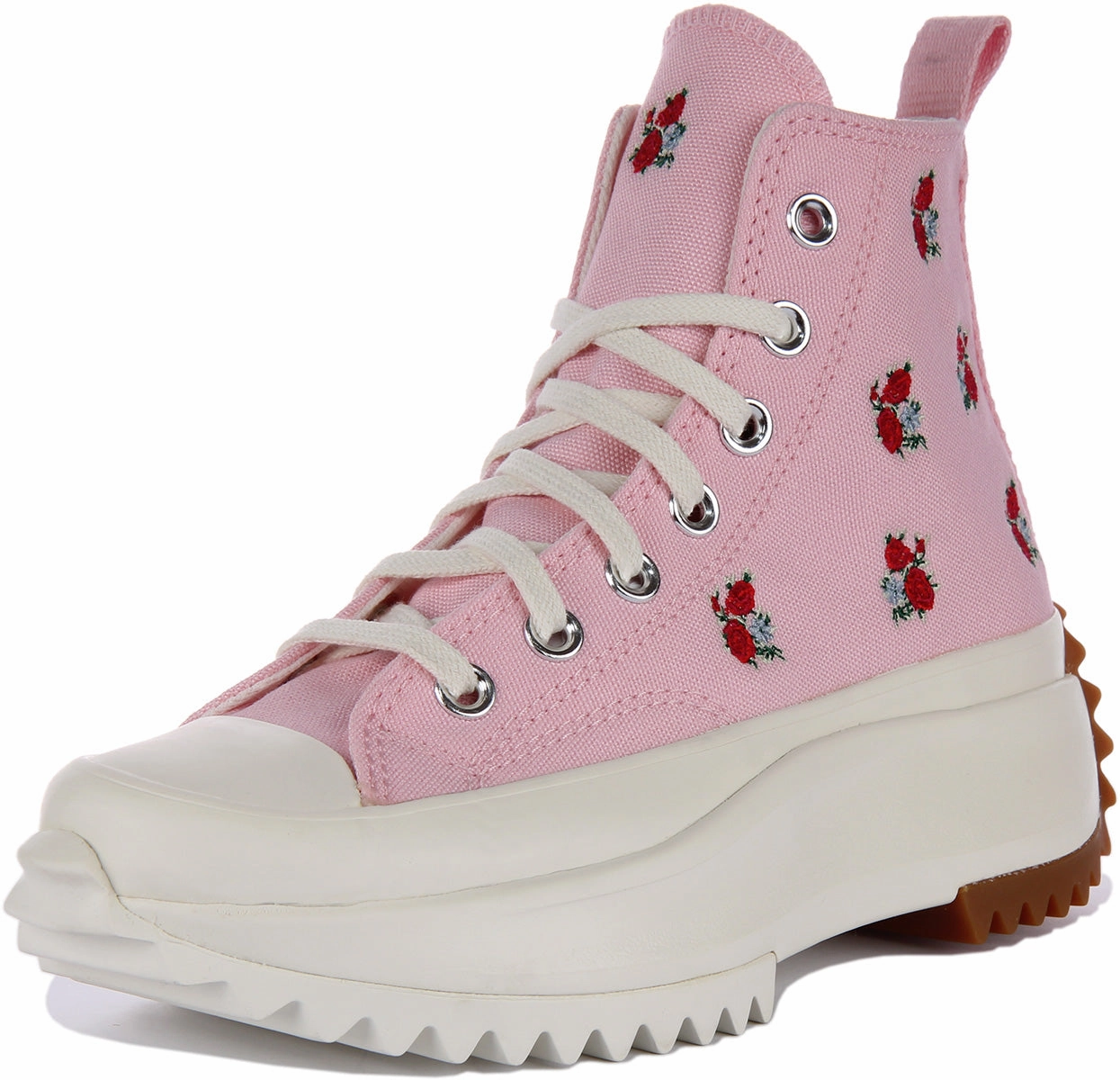 Converse Run Star Hike A05192C In Rose Hearts in Pink Shoes Converse