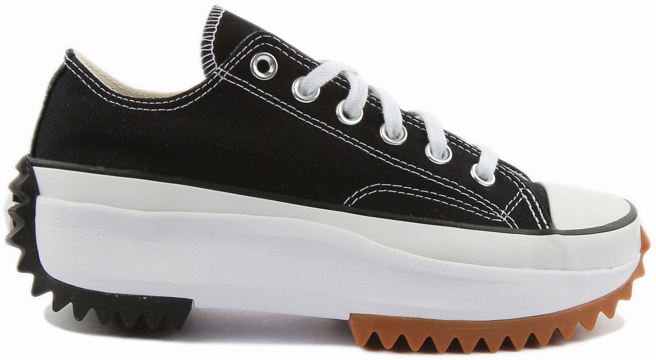 Converse Run Star Hike Low Top 168816 In Black White Shoes Converse