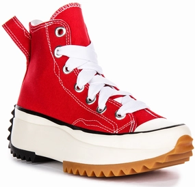 Converse Run Star Hike Sketch A10421C In Red White Shoes Converse