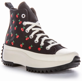 Converse RunStar Hike A08113C In Black Red Cherries Shoes Converse