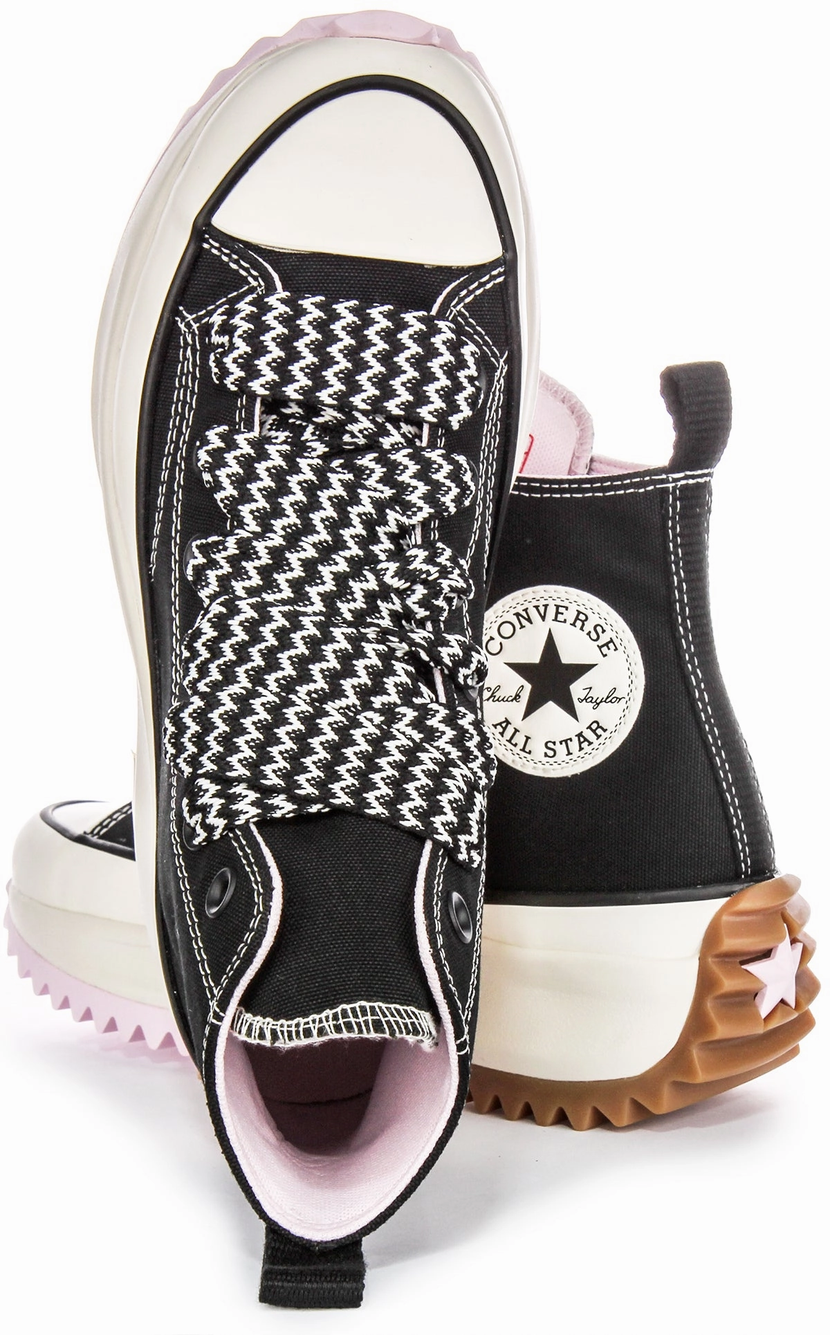 Converse Runstar Hike A10435C In Black Pink Shoes Converse