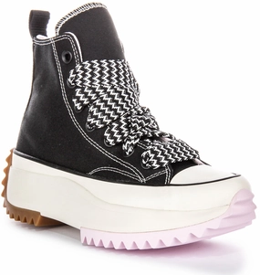 Converse Runstar Hike A10435C In Black Pink Shoes Converse