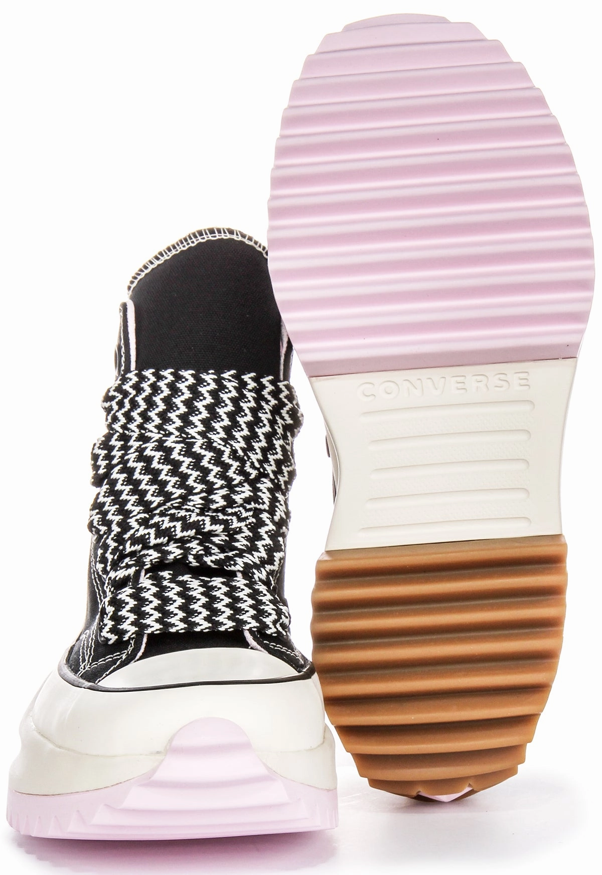 Converse Runstar Hike A10435C In Black Pink Shoes Converse