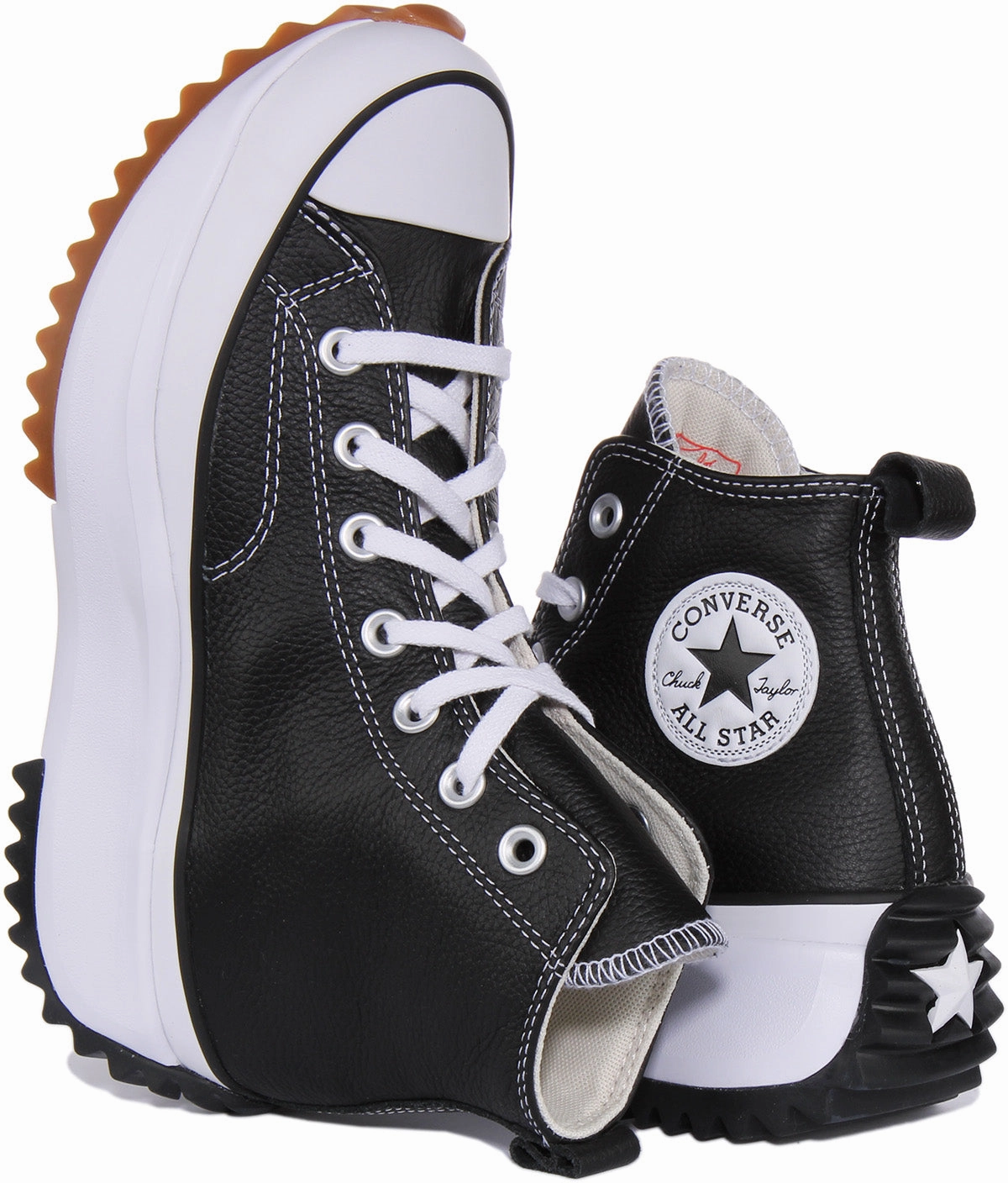 Converse Runstar Hike Platform Hi A04292C In Black White Shoes Converse
