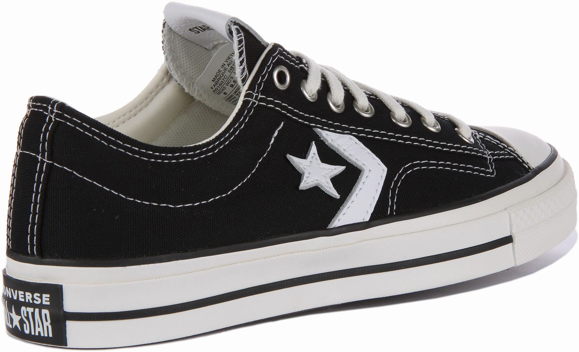 Converse Star Player 76 A01607C In Black White Shoes Converse