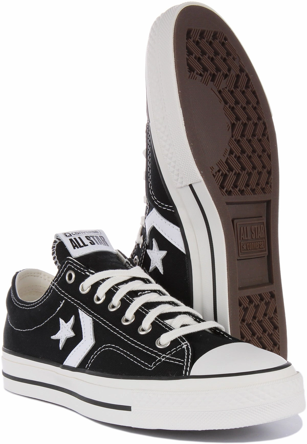 Converse Star Player 76 A01607C In Black White Shoes Converse