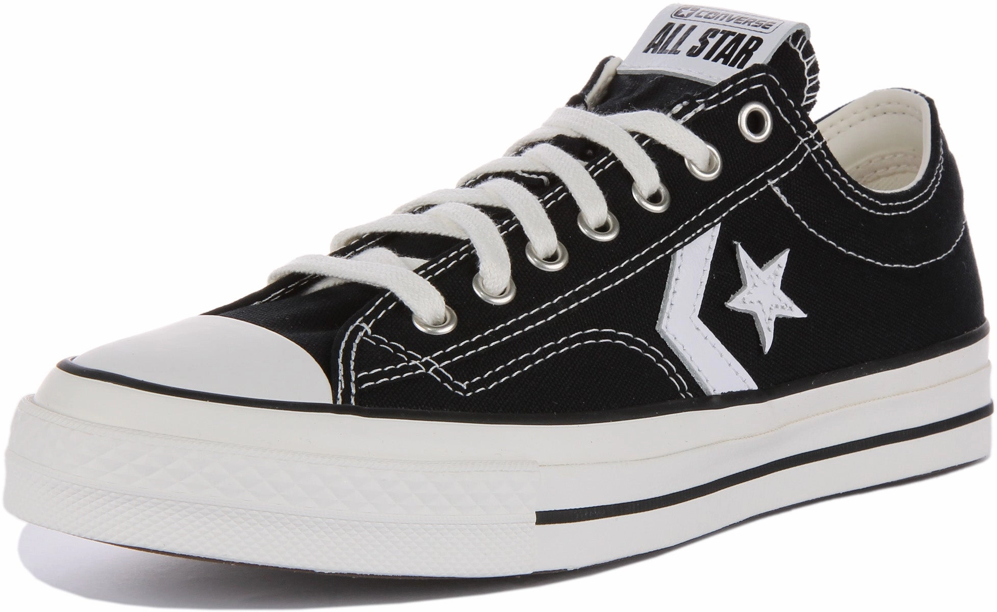 Converse Star Player 76 A01607C In Black White Shoes Converse