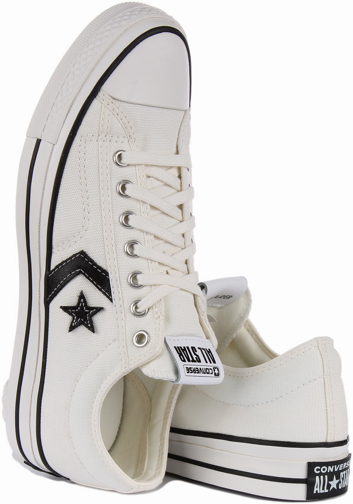 Converse Star Player 76 A01608C In White Black Shoes Converse