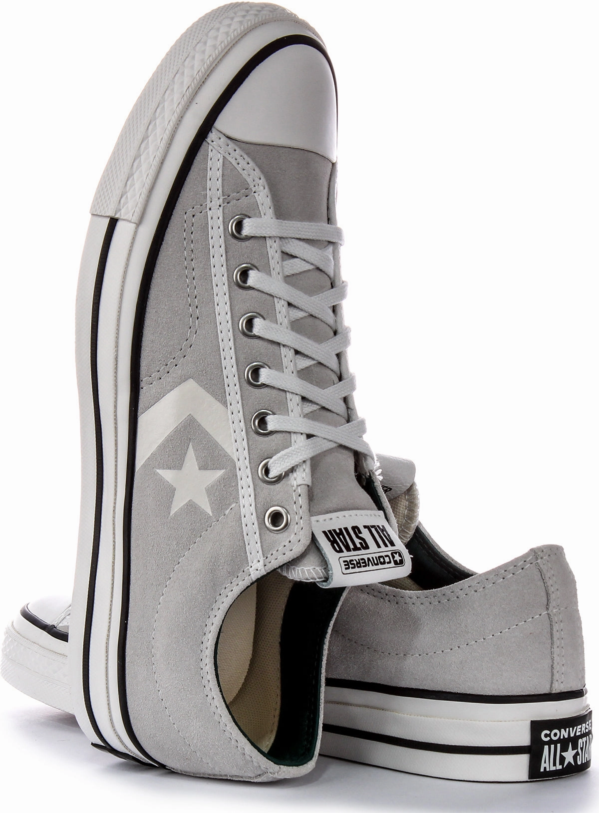 Converse Star Player 76 A05622C In Light Grey Suede Shoes Converse