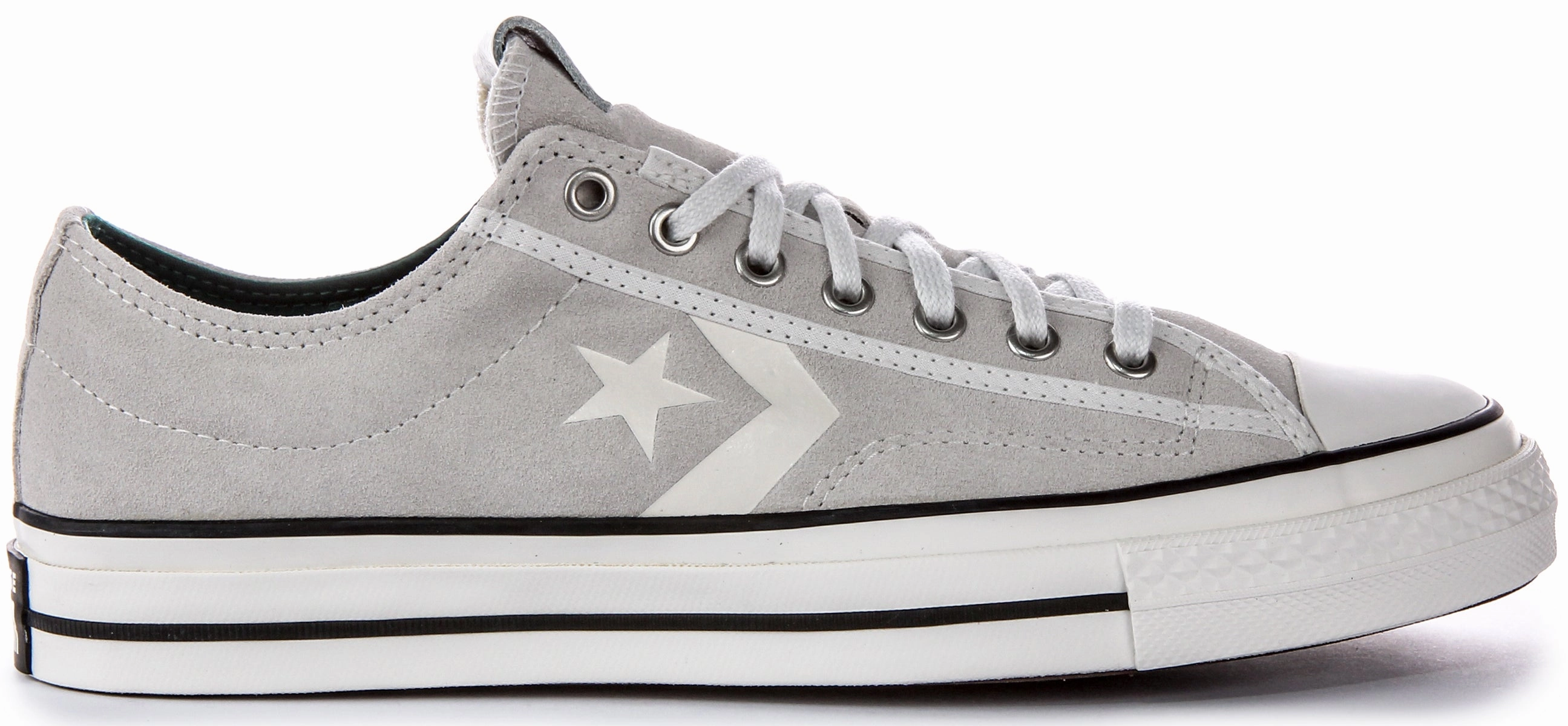 Converse Star Player 76 A05622C In Light Grey Suede Shoes Converse
