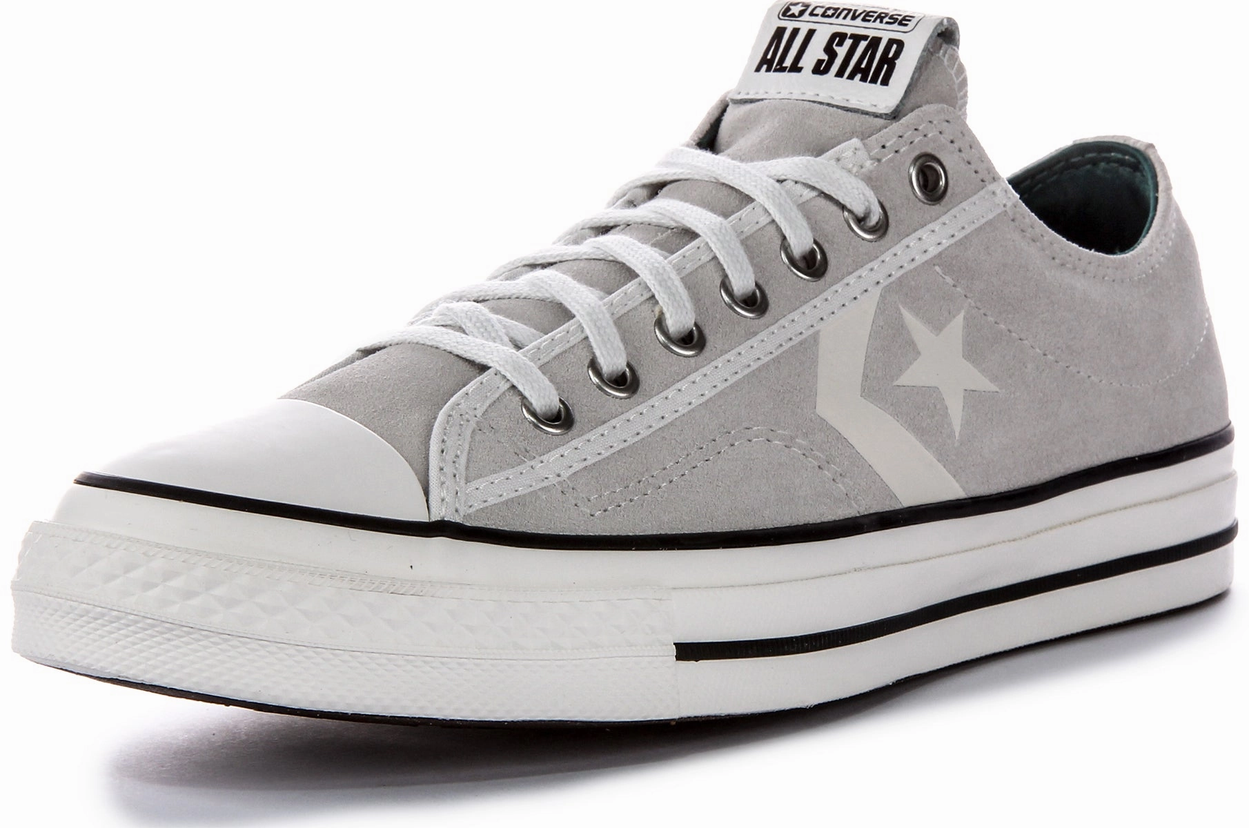 Converse Star Player 76 A05622C In Light Grey Suede Shoes Converse