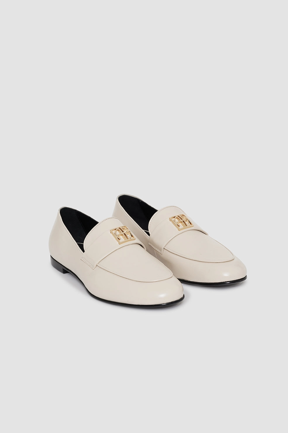 Corrine Loafers - Bone Monogram