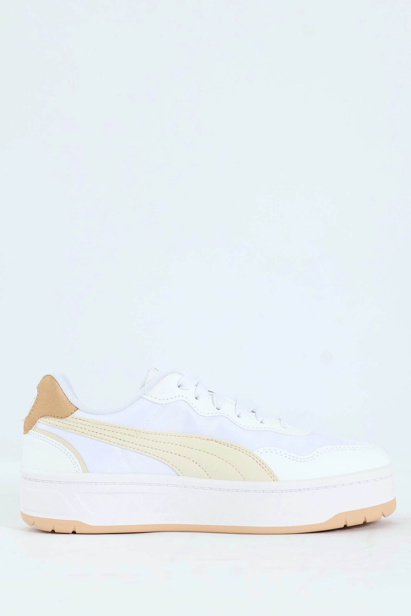 Court Lally Skye Aqua Metallics Sneaker - White
