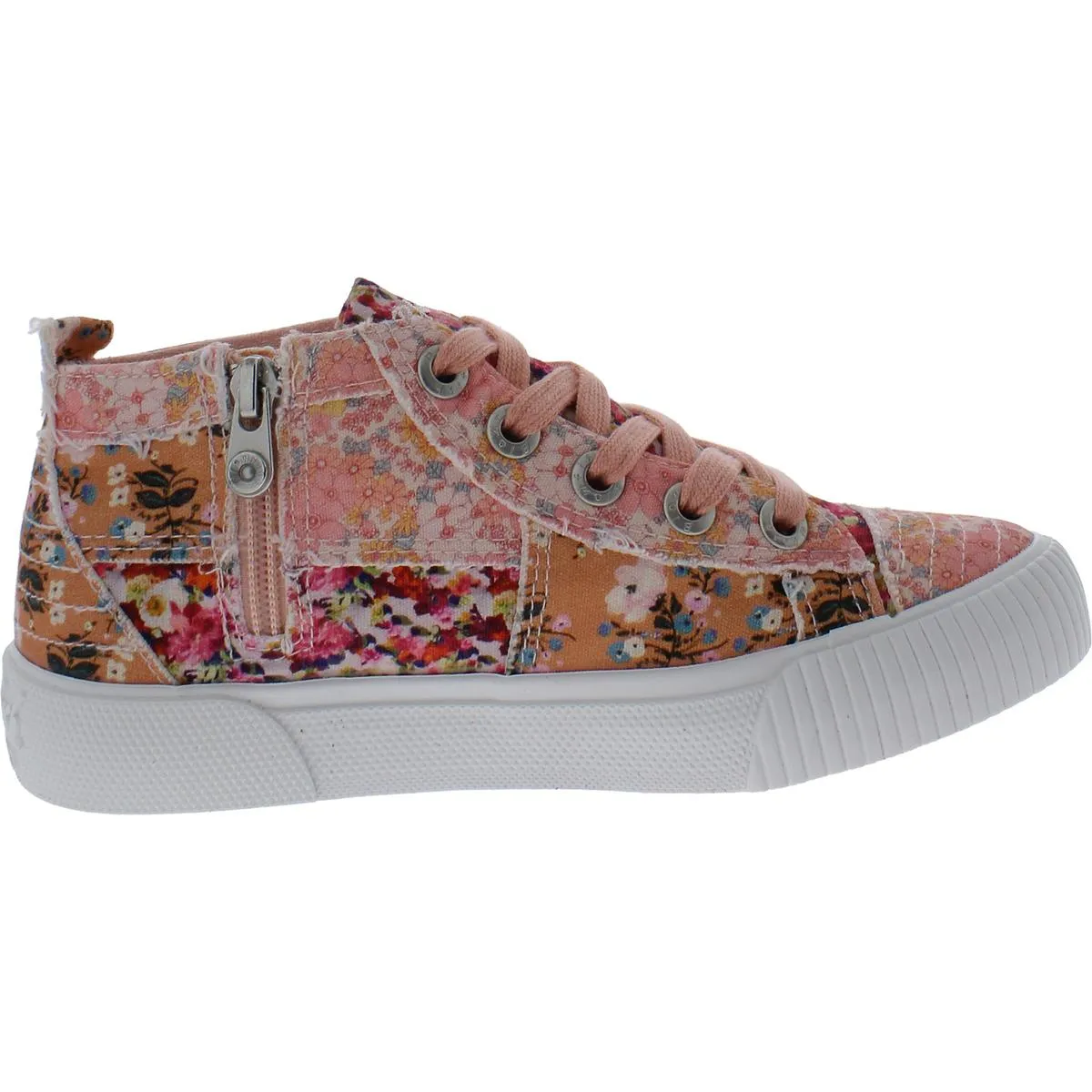 Craisy Girls Little Kid Floral Print Casual and Fashion Sneakers
