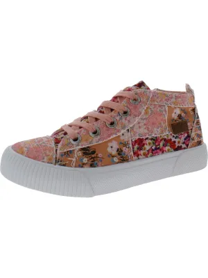 Craisy Girls Little Kid Floral Print Casual and Fashion Sneakers