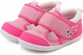 Cute Cartoon Toddler Sandals Baby Toddler Soft Sole Shoes 1-2 s Old Fit Baby Shoes (Color : Pink Size : 13.5cm) (Pink 18cm)