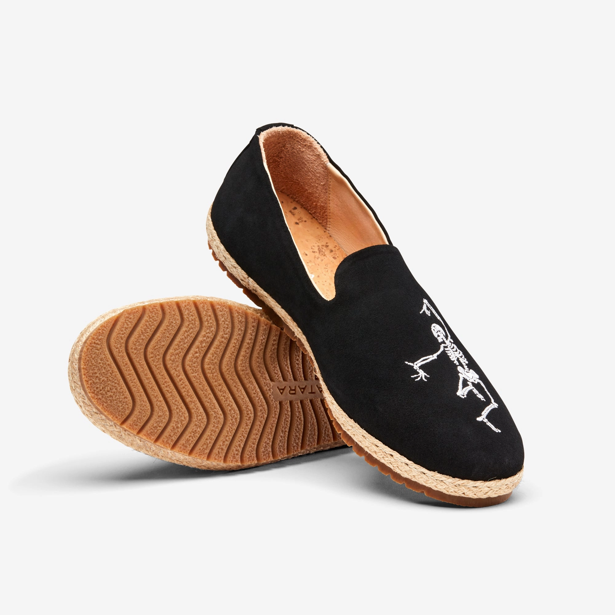 Dancing Skeletons Smoking Slipper