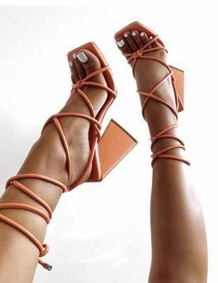 Danielle Heels- Orange