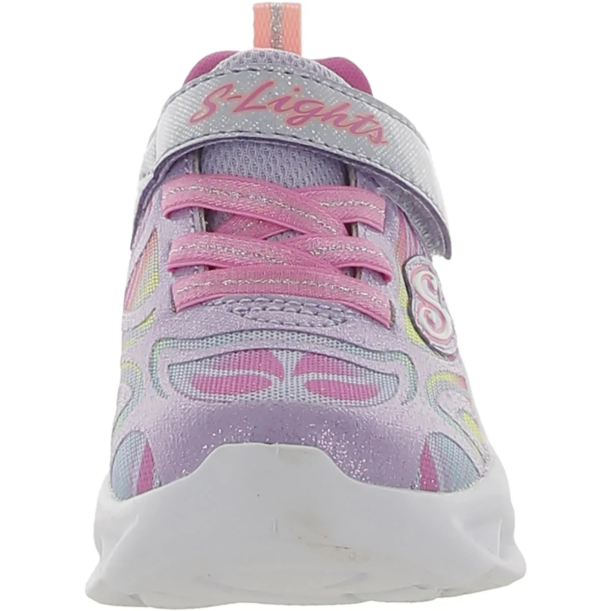 Dazzle Flash Girls Glitter Slip On Light-Up Shoes