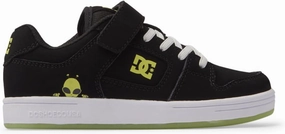 DC Boy's Manteca 4 V Skate Shoe, Black, 5.5 Big Kid