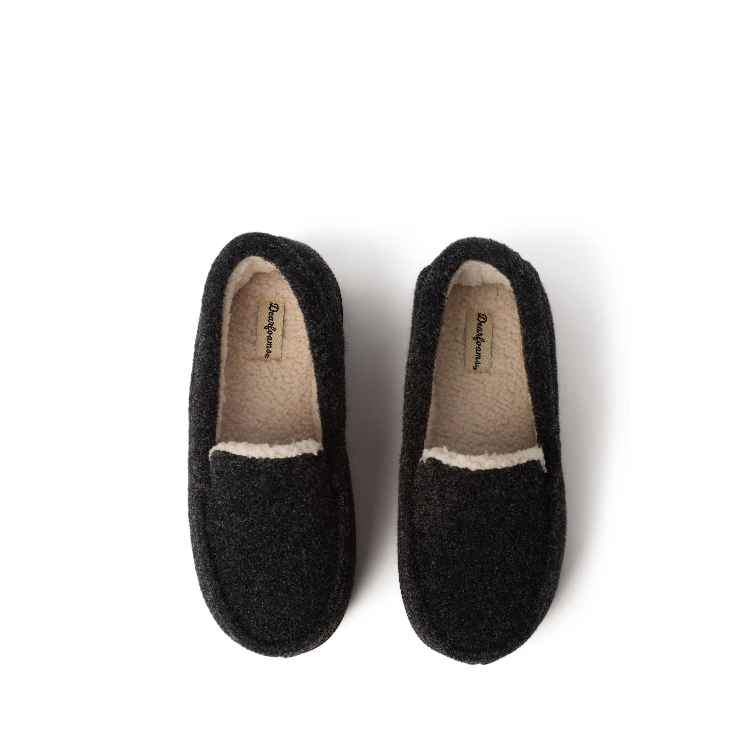 Dearfoams Kid's Amari Moccasin Slipper