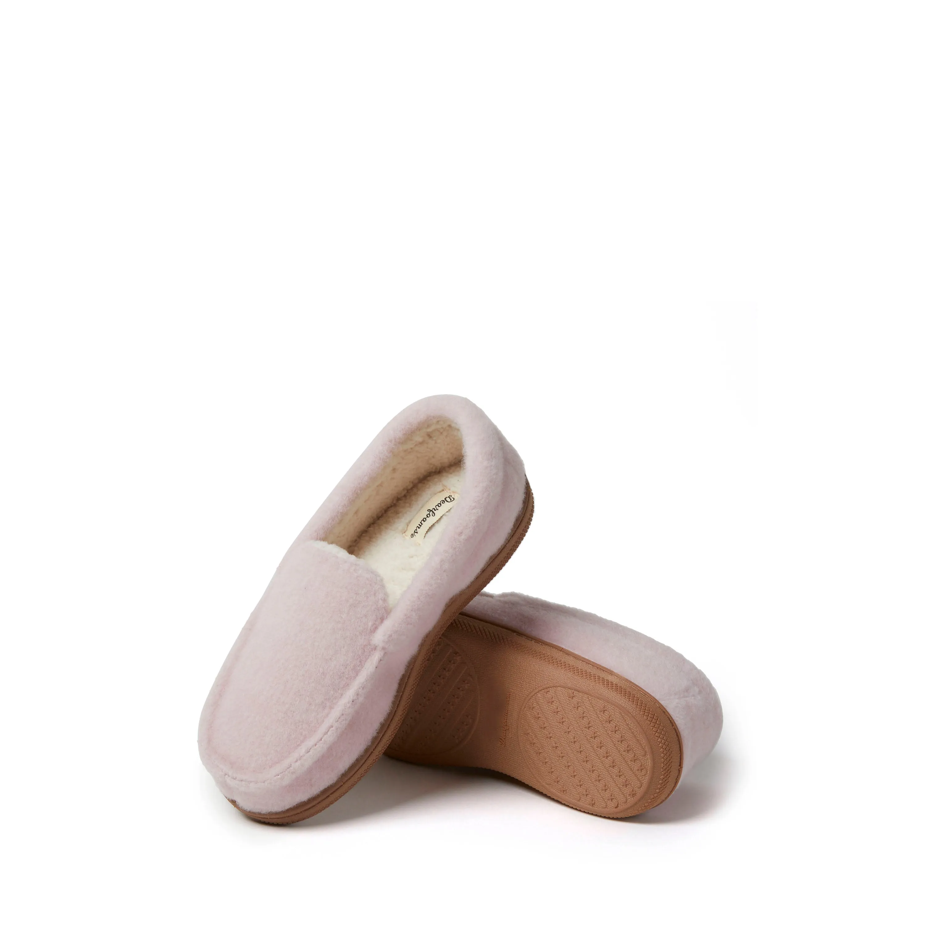 Dearfoams Kid's Amari Moccasin Slipper