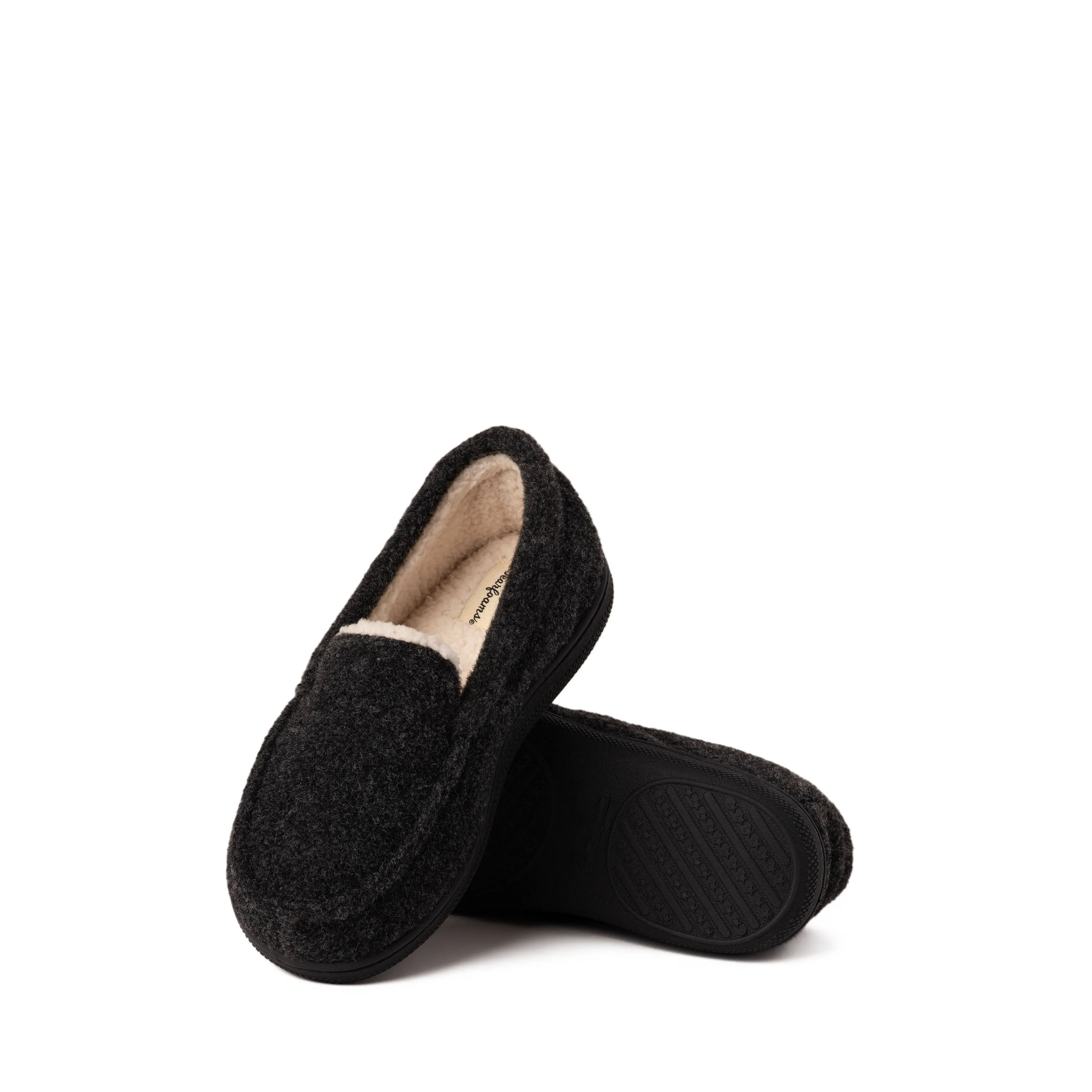 Dearfoams Kid's Amari Moccasin Slipper