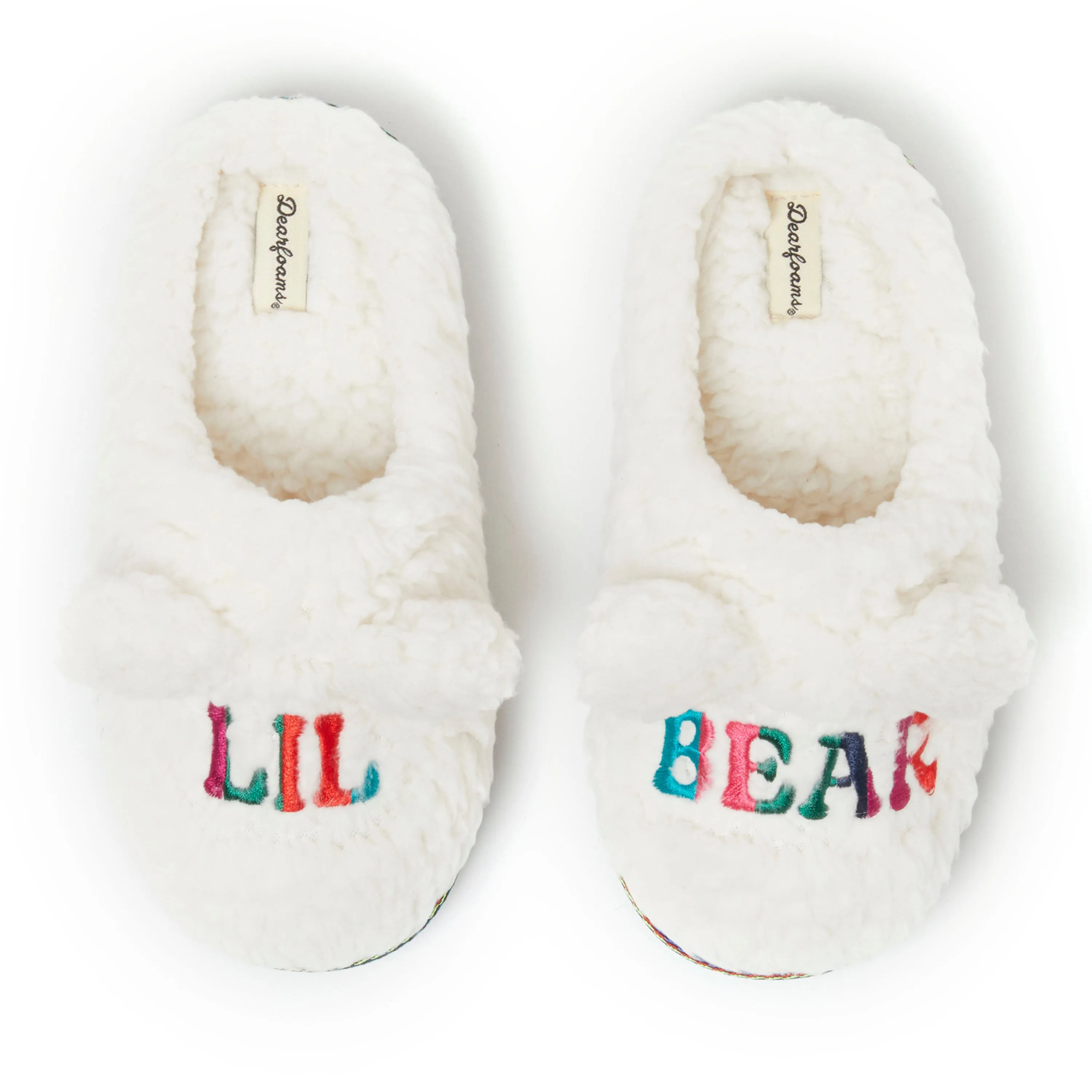 Dearfoams Kid's Lil Bear Teddy Clog Slipper