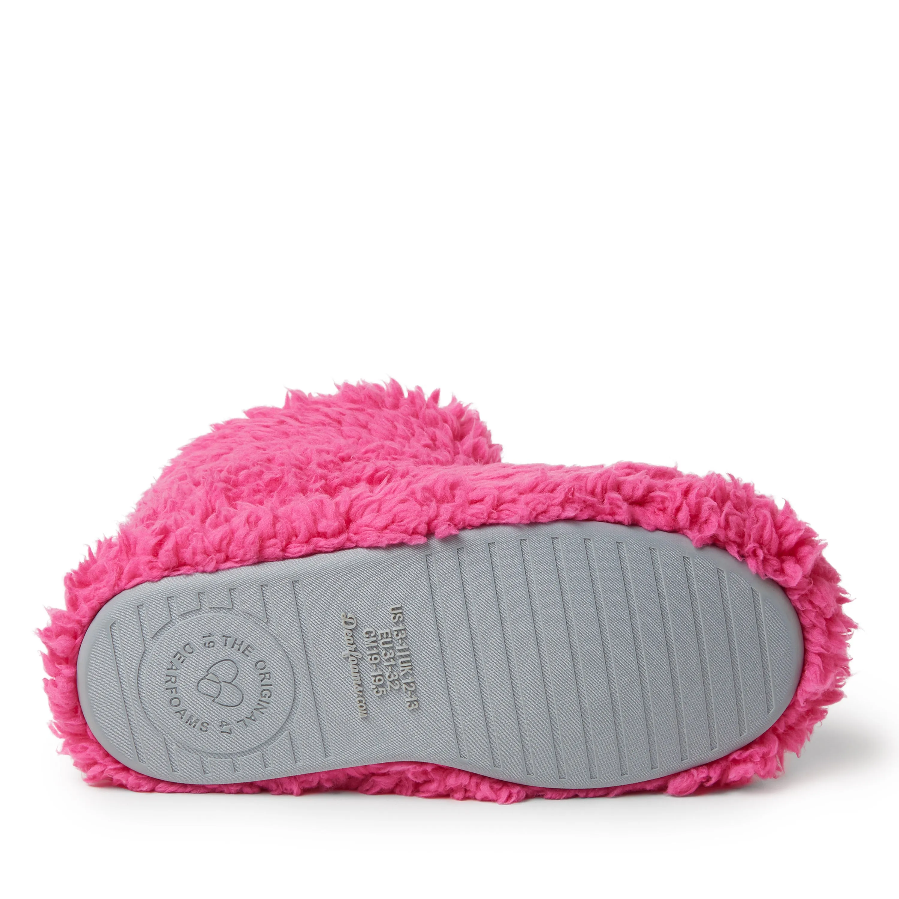 Dearfoams Kid's Tate Pile Bootie Slipper