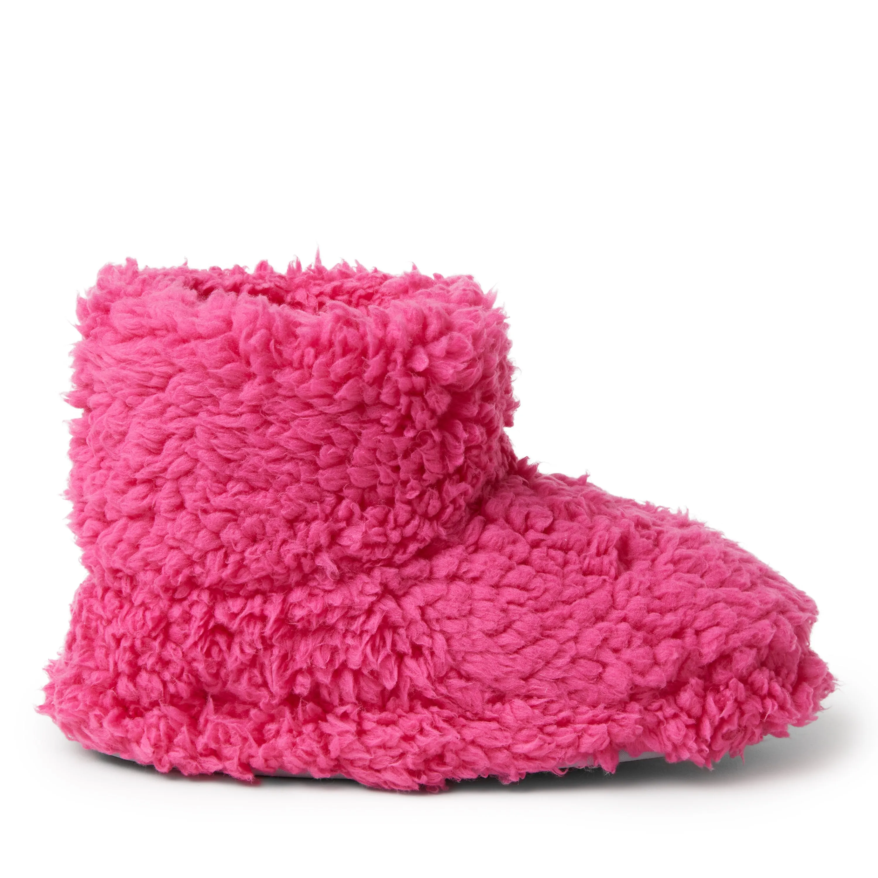 Dearfoams Kid's Tate Pile Bootie Slipper