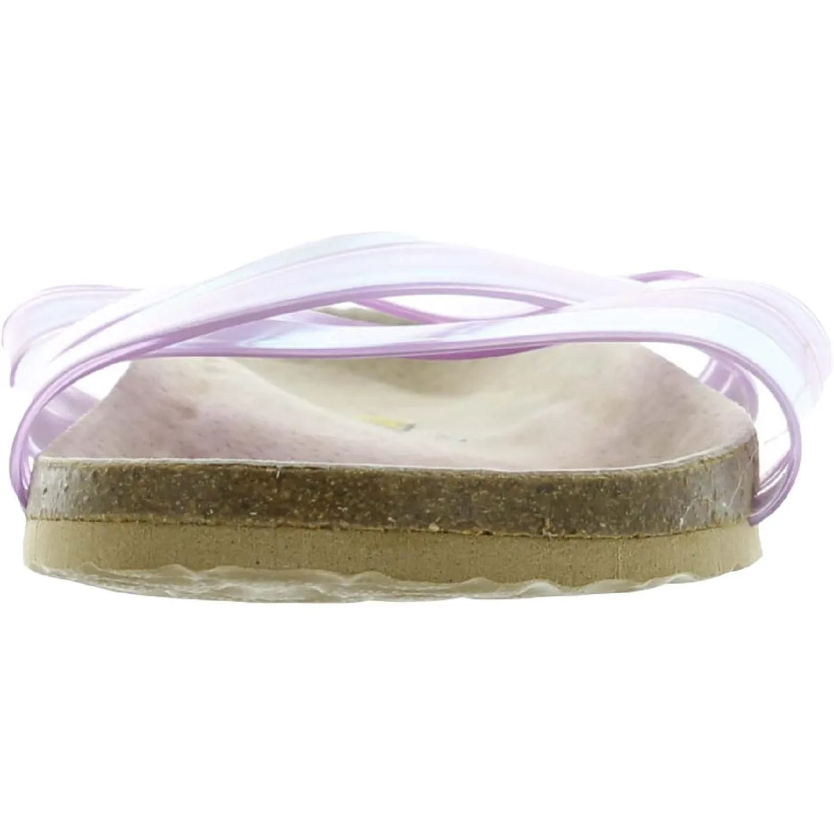Dellana Girls Little Kid Slip On Slide Sandals