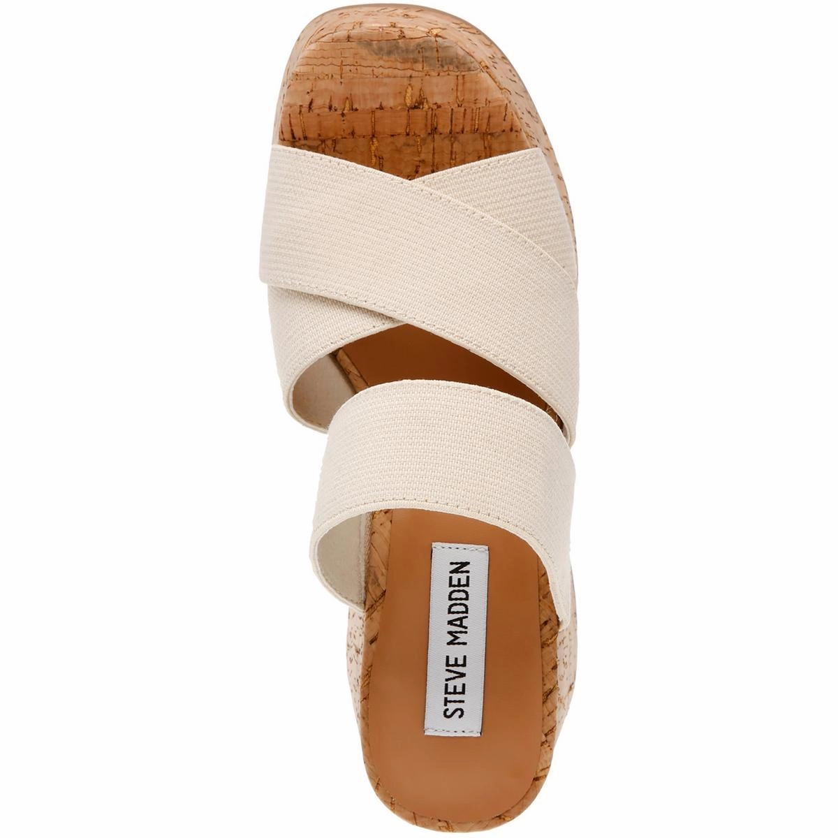 Deo Womens Cork Slip On Platform Sandals