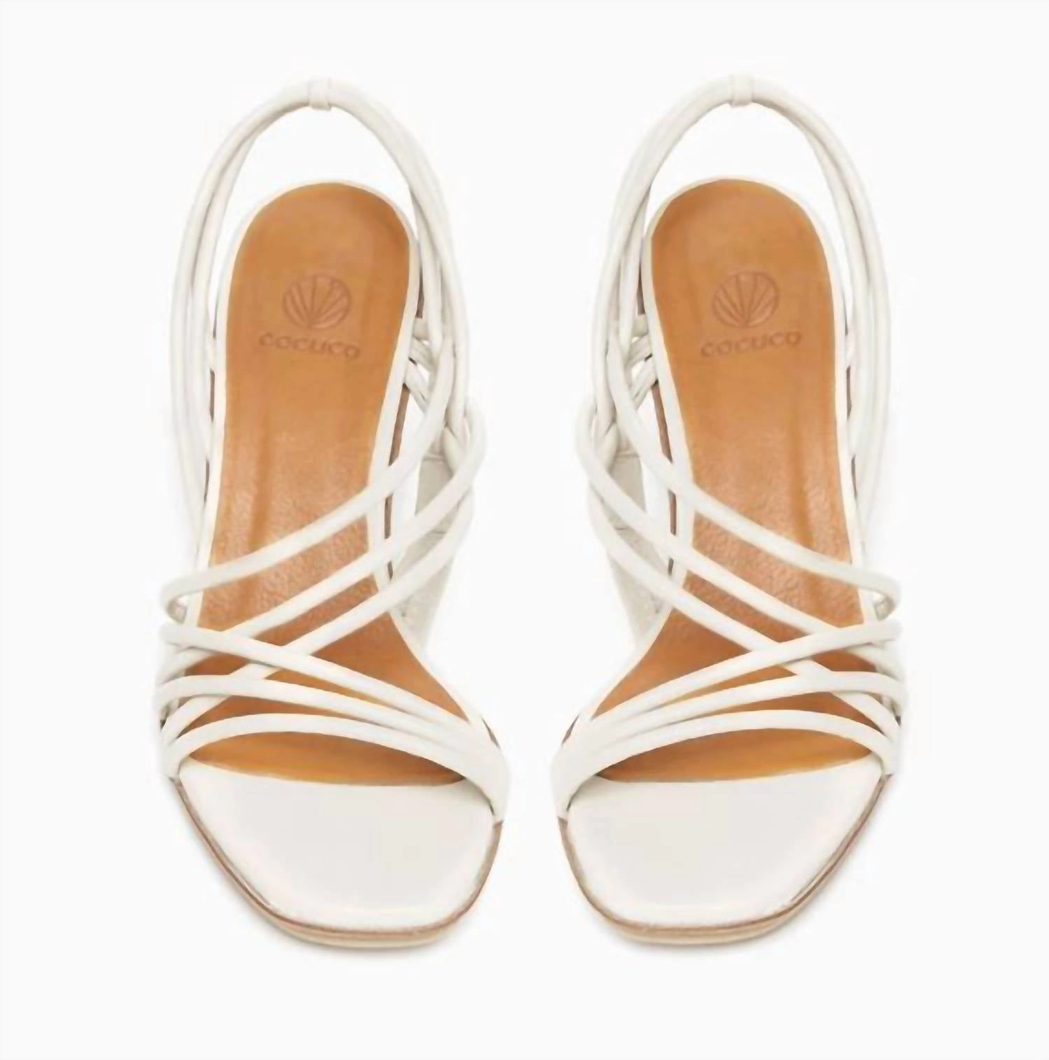 Diana Wedge Sandal In Savanna Greige
