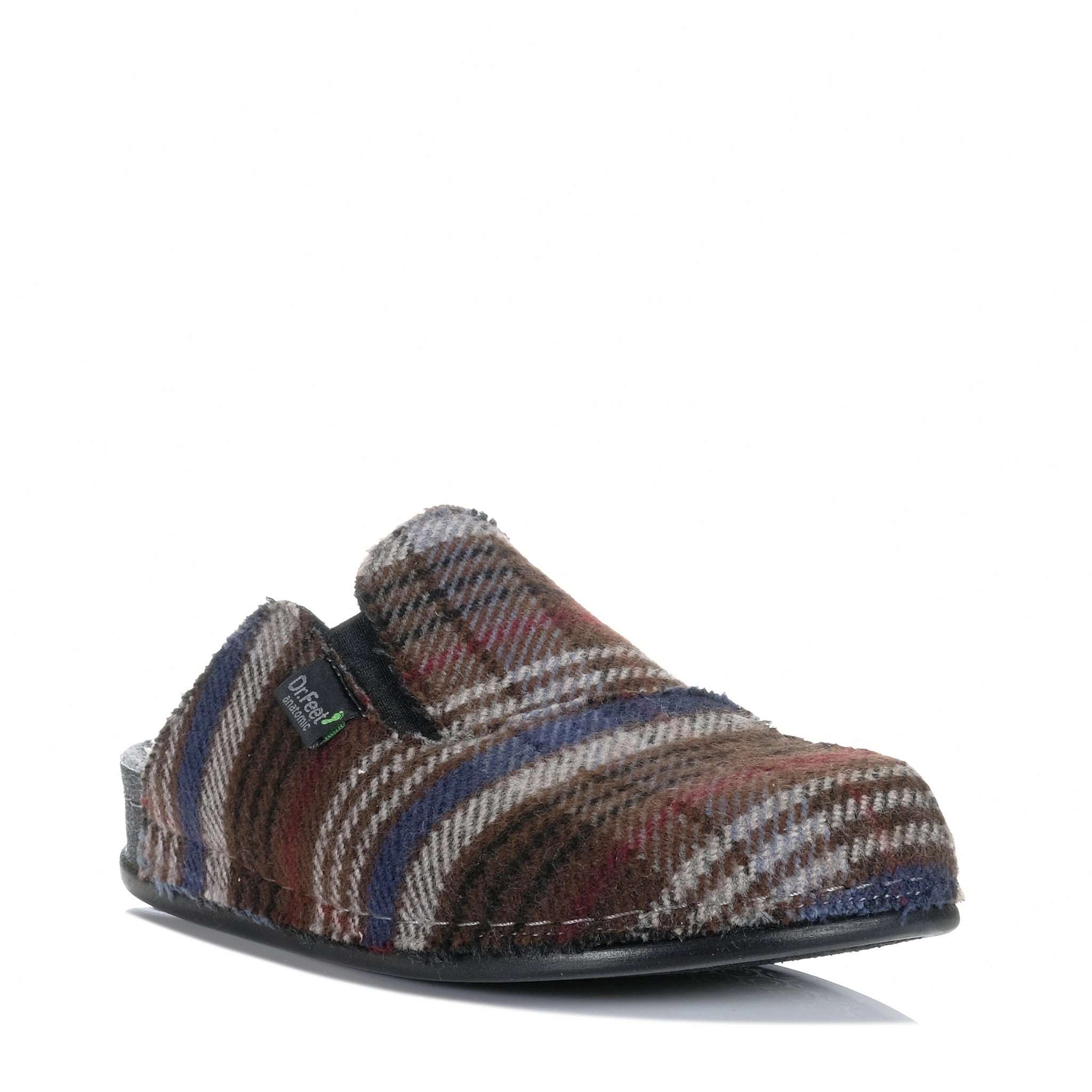 Dr Feet Heath Blue Tartan