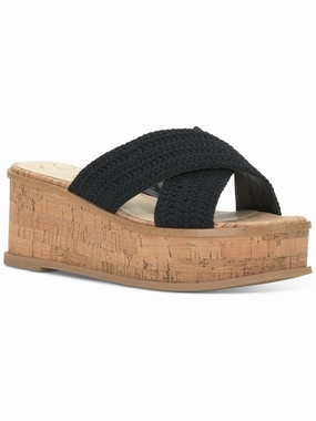 Ediza Womens Crochet Platform Sandals