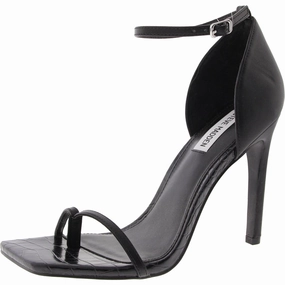 Electra Womens Embossed Faux Leather Ankle Strap