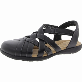 Elizabelle Sea Womens Woven Slingback Sandals