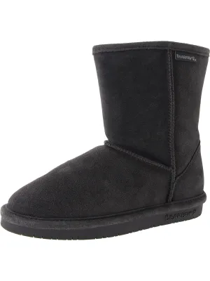 Emma Short Girls Suede Cold Weather Winter Boots