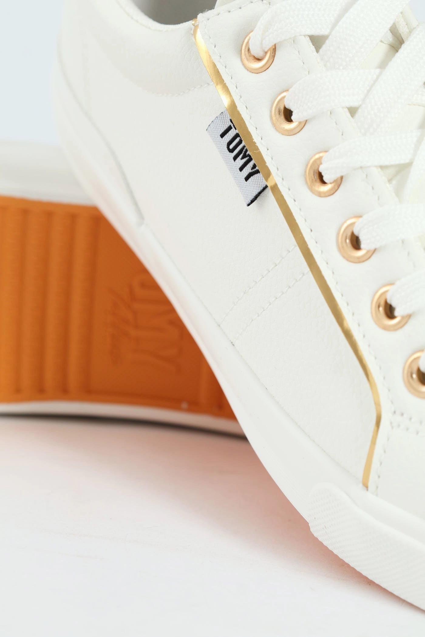 Emma Lace Up Sneaker - White