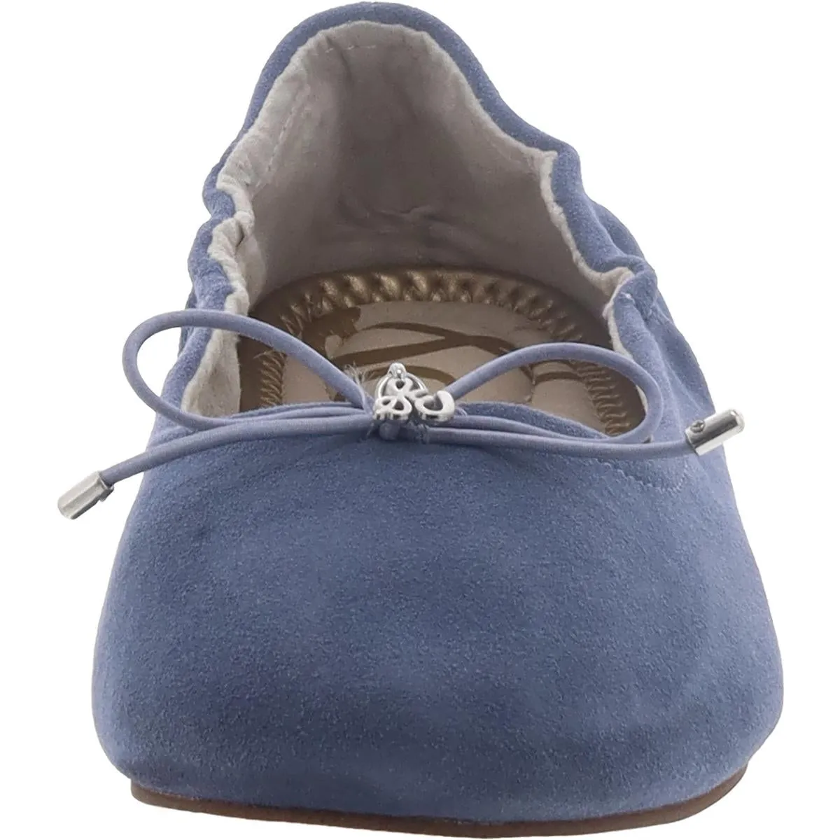 Felicia Girls Bow Slip On Ballet Flats