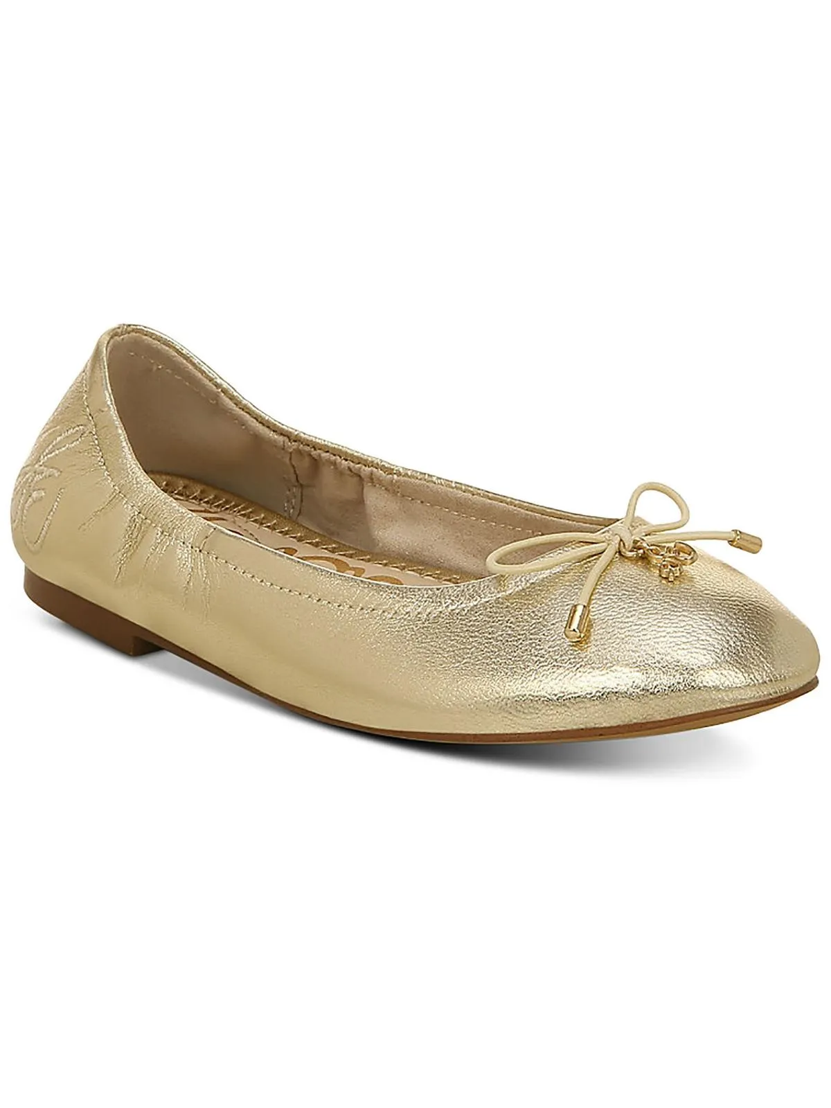 Felicia Girls Bow Slip On Ballet Flats